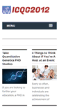 Mobile Screenshot of icqg2012.org.uk